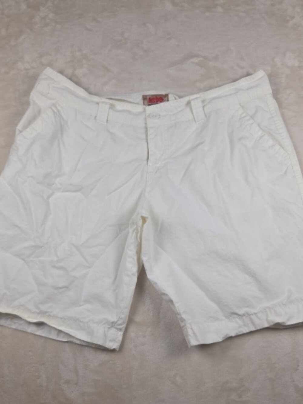 No Boundaries Juniors 15 White Cotton Shorts Arctic White Casual Summer